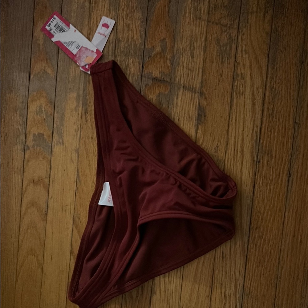 Xhilaration Women's Burgundy bikini bottom size XS
